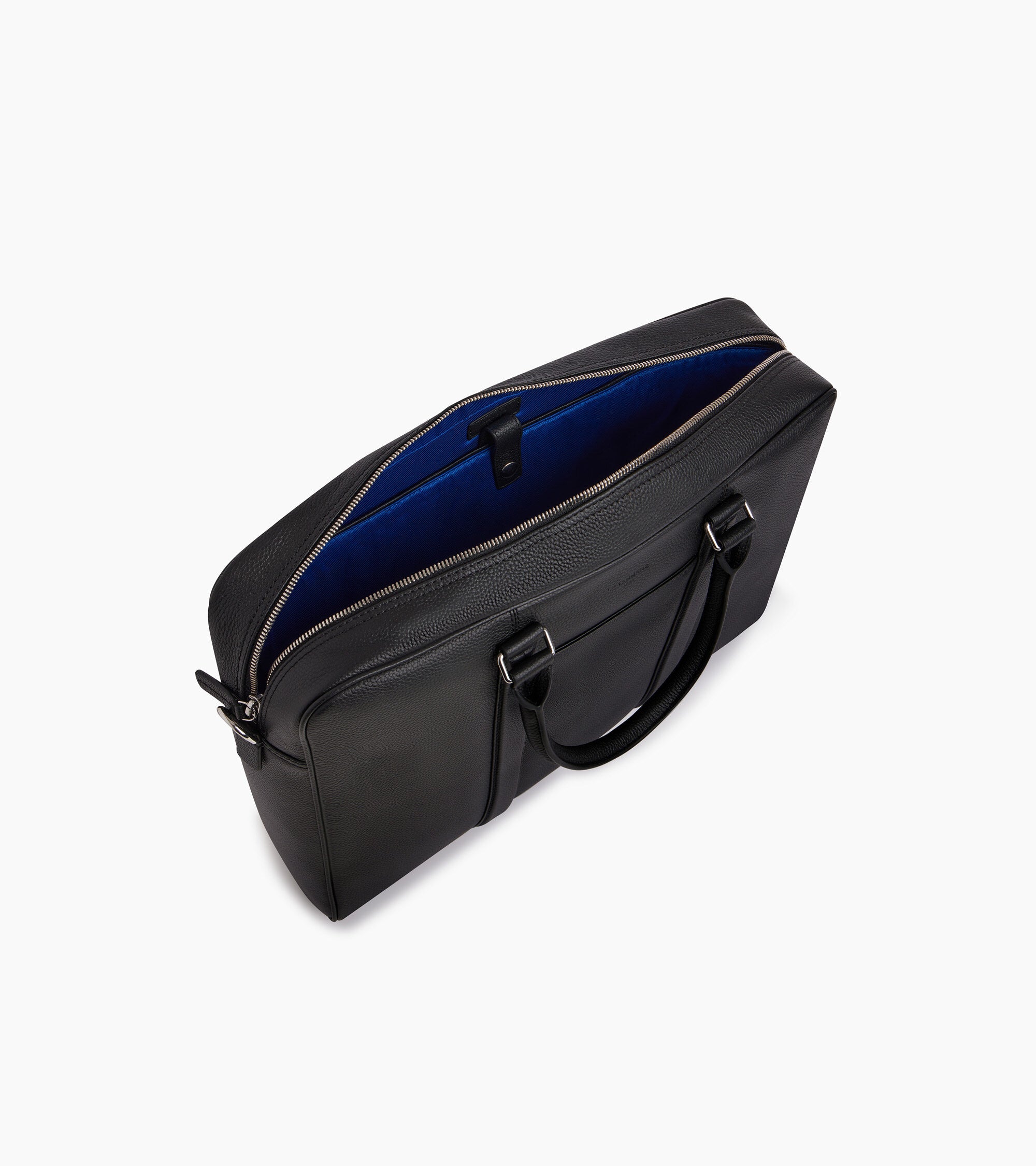 Porte documents 15" Charles en cuir grainé grand modèle