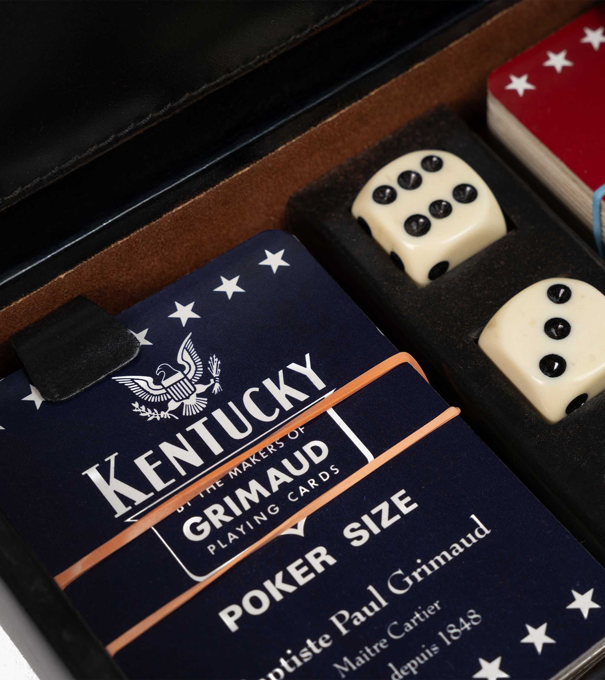 Coffret bridge petit modèle en cuir