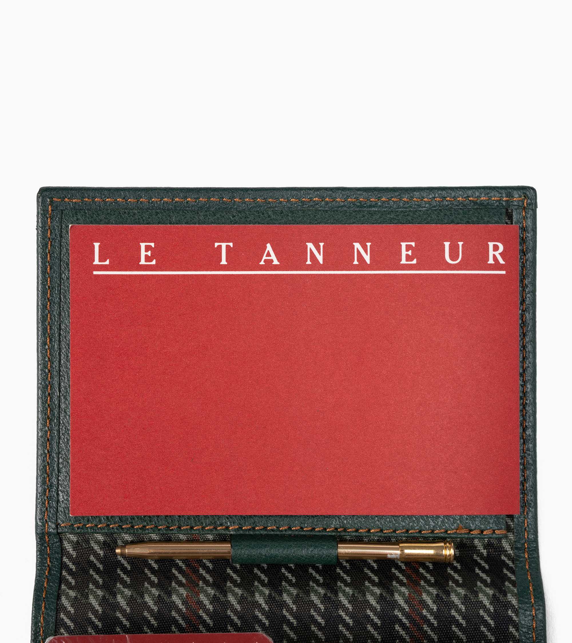 Etui cartes à jouer bridge petit modèle en cuir