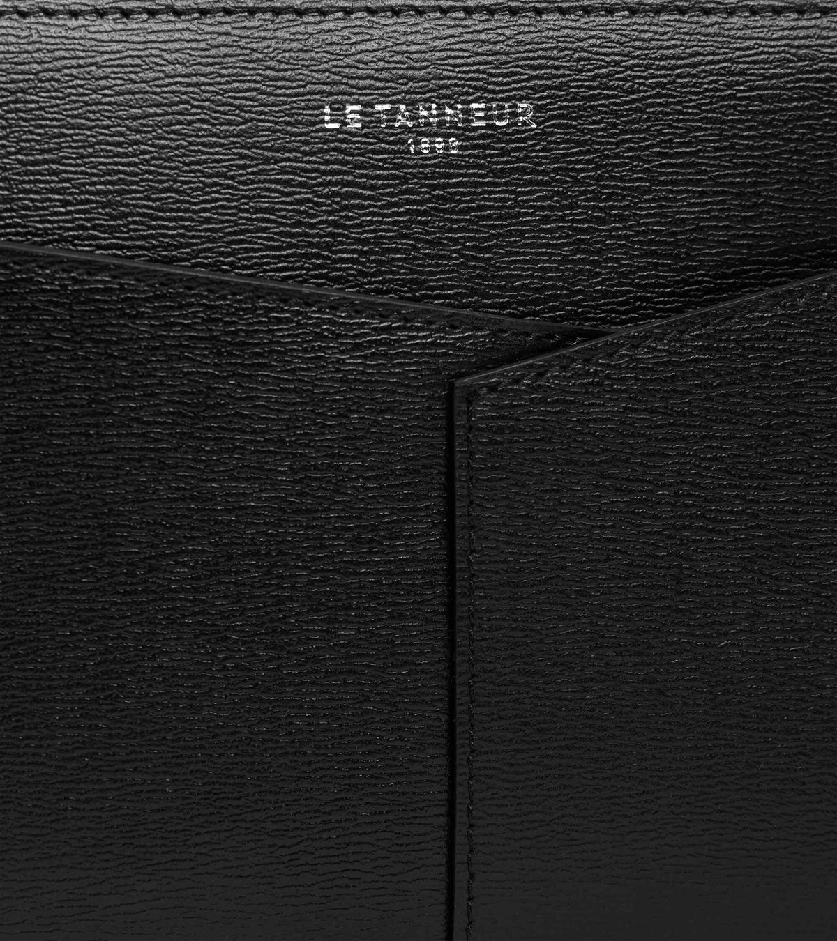 Pochette avec dragonne Anatole en cuir liégé et cuir lisse
