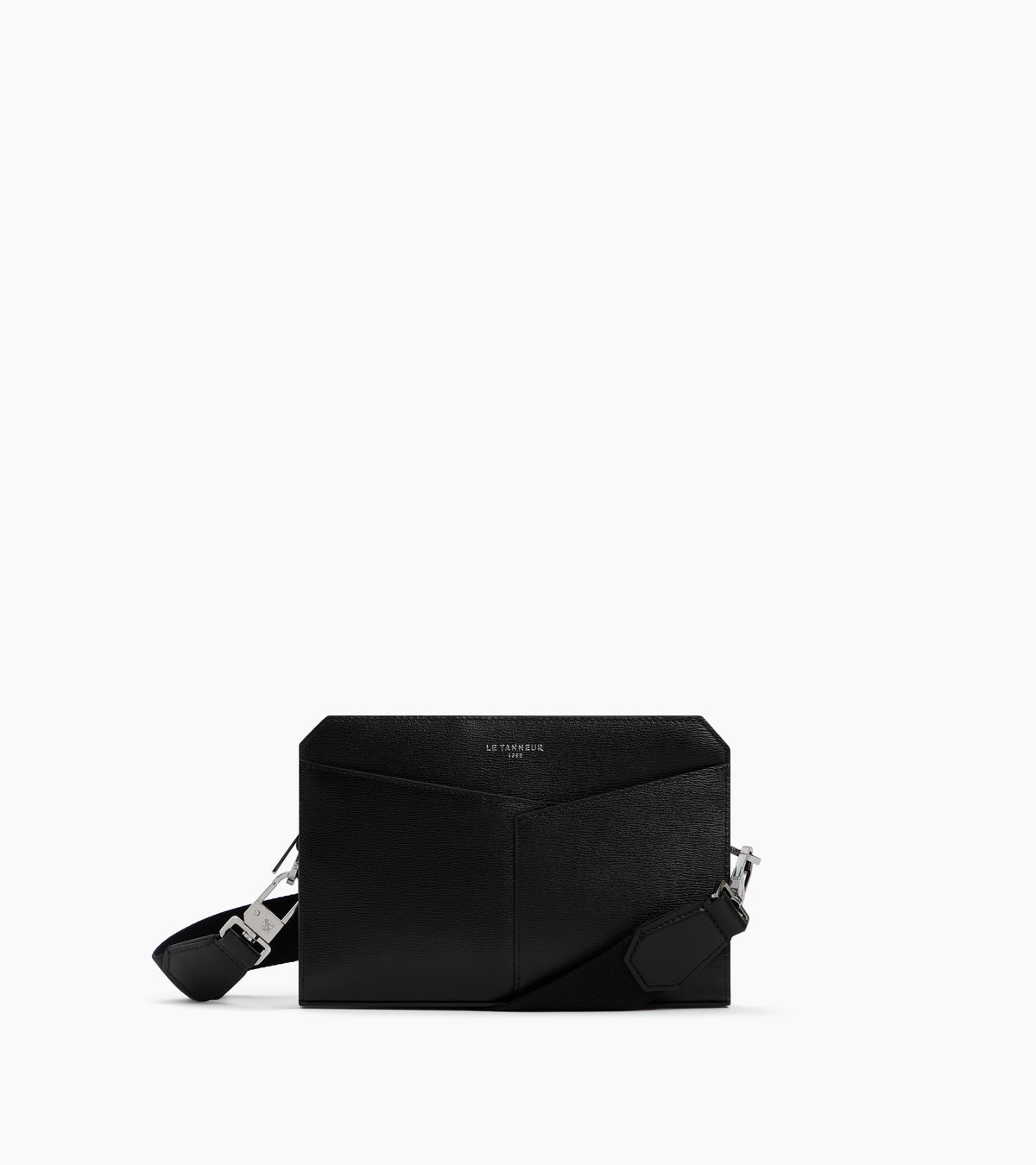 Pochette avec dragonne Anatole en cuir liégé et cuir lisse