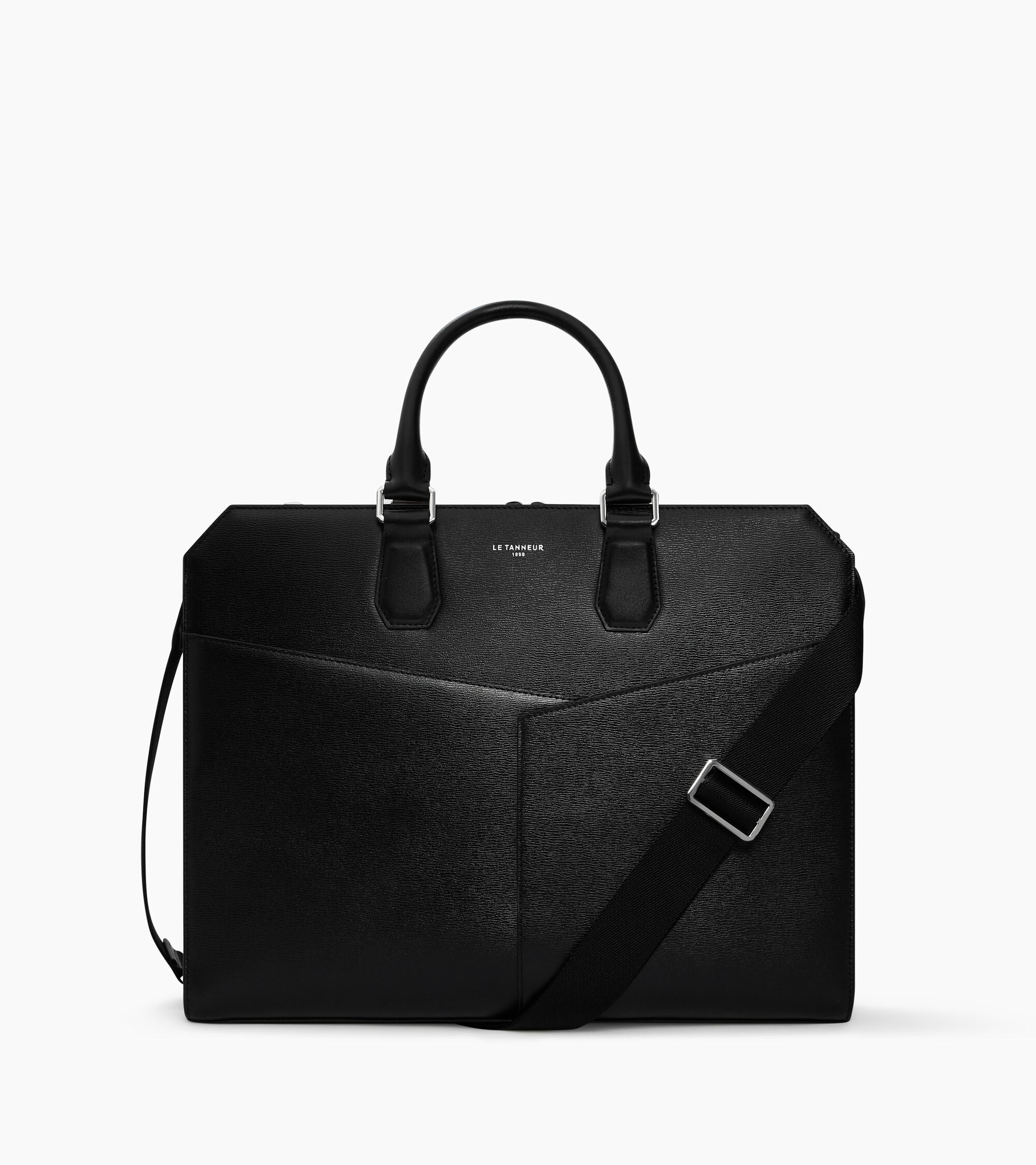 Porte documents 15" Anatole en cuir liégé et cuir lisse