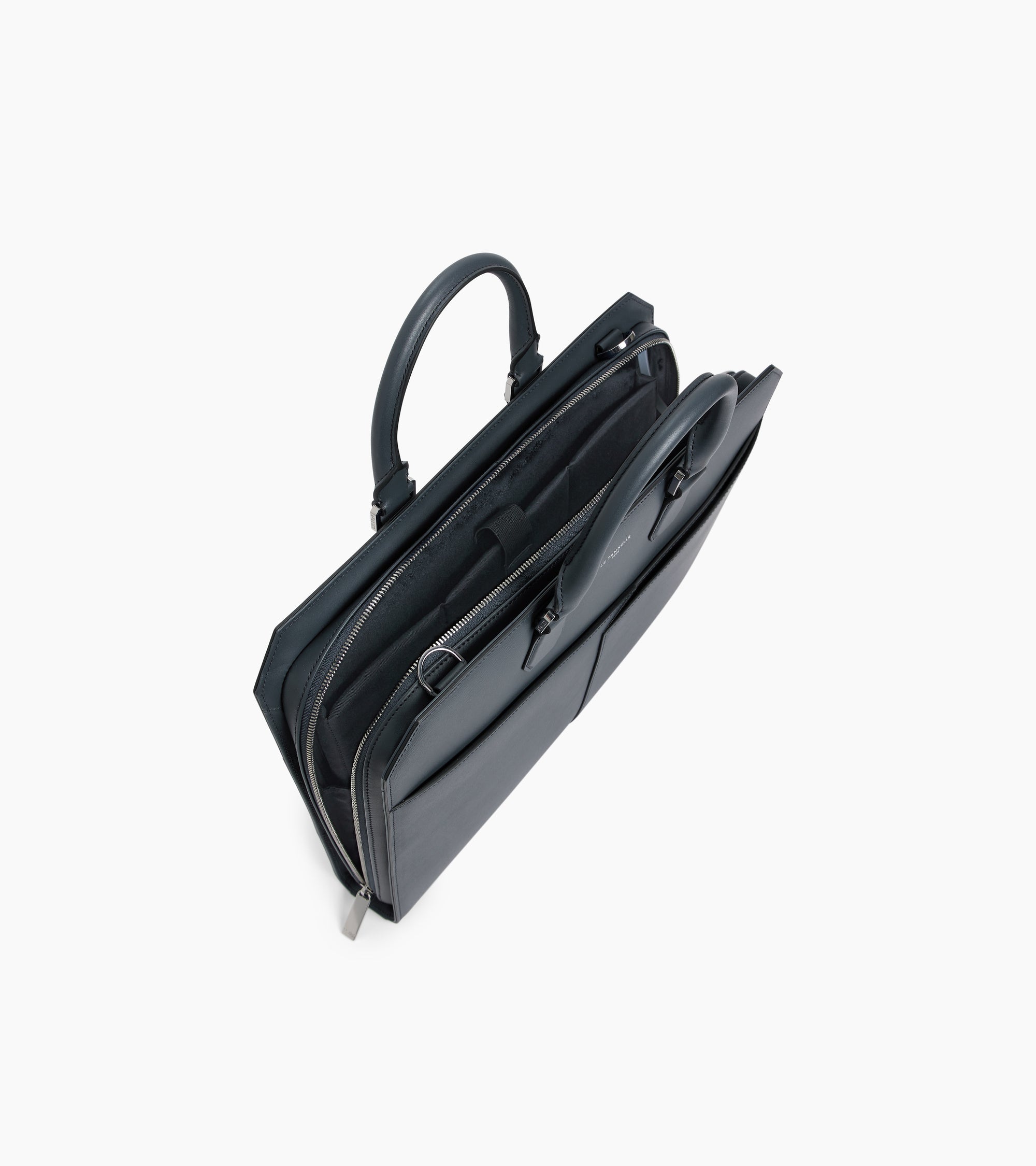 Porte documents slim 15" Anatole en cuir liégé et cuir lisse