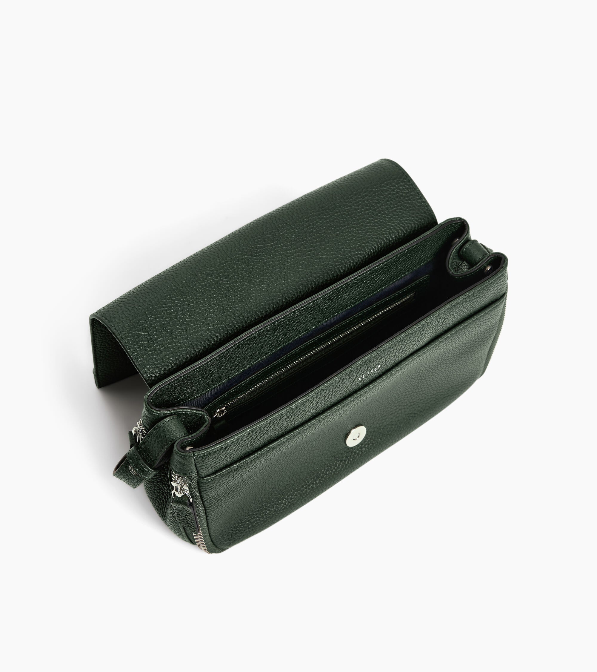 Bolso bandolera pequeño Aurore de cuero granulado