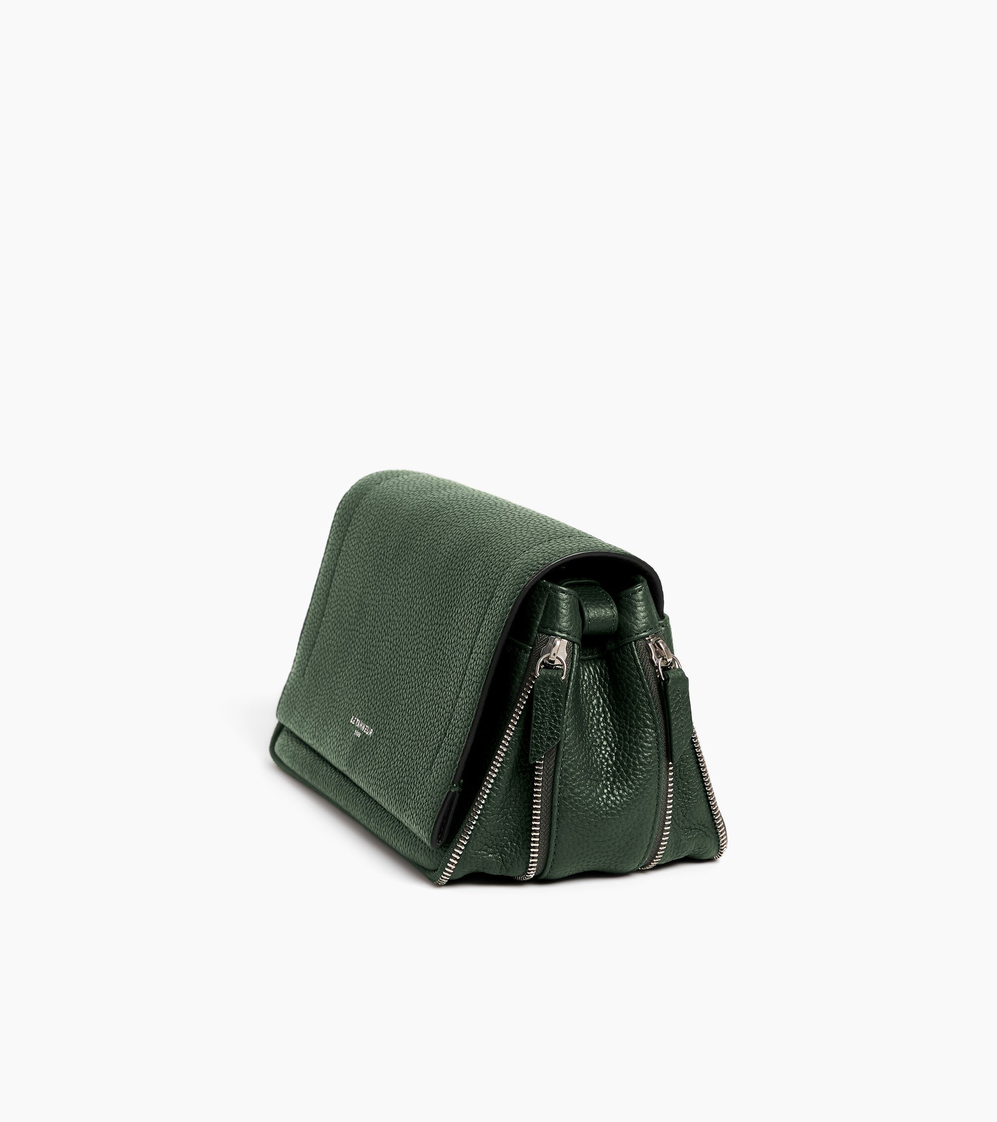 Bolso bandolera pequeño Aurore de cuero granulado