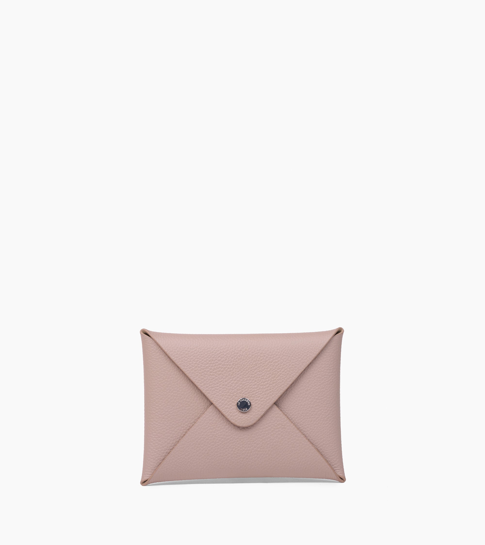 Pochette enveloppe en cuir grainé