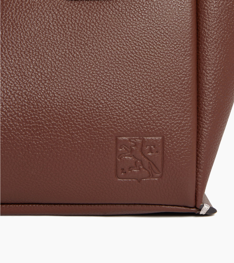 Petit sac à main Elena en cuir grainé