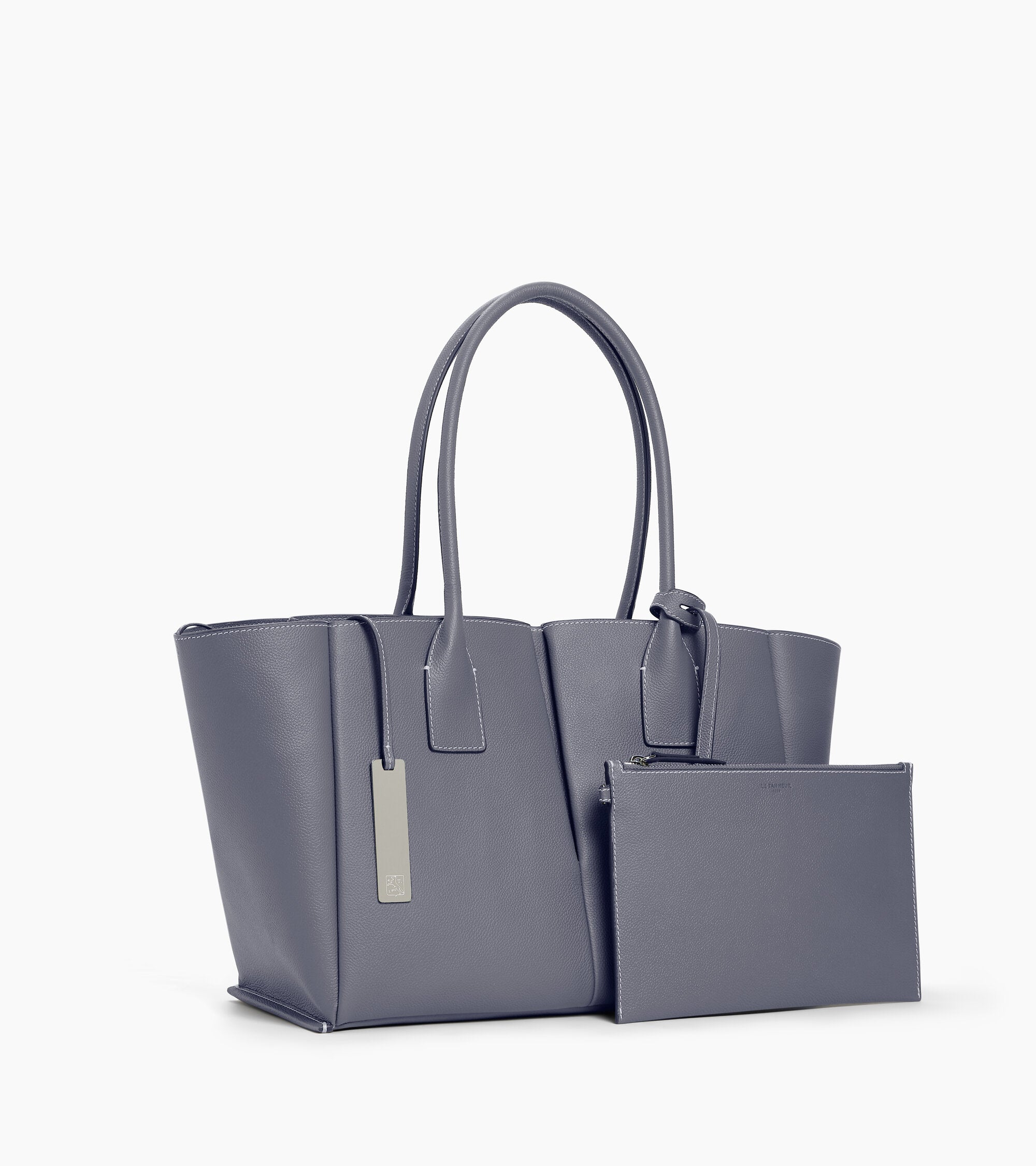 Bolso tote grande Elena de cuero texturizado