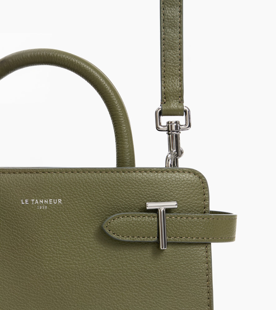 Emilie small handbag in grained leather