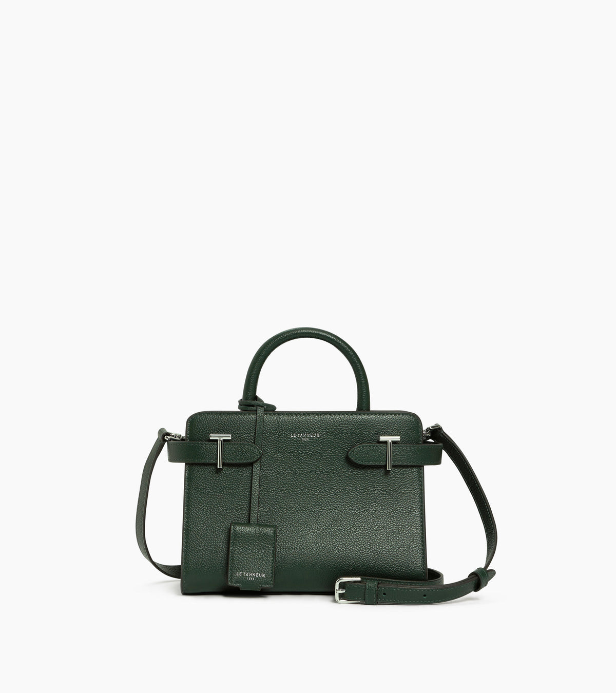 Emilie small handbag in grained leather