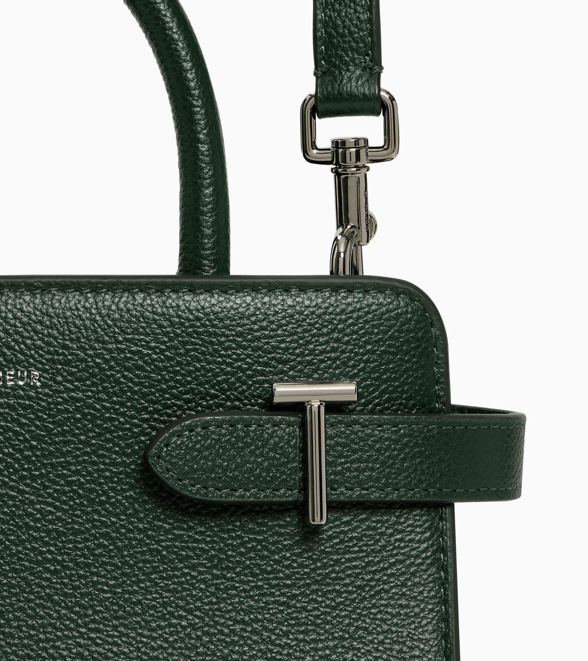 Emilie small handbag in grained leather
