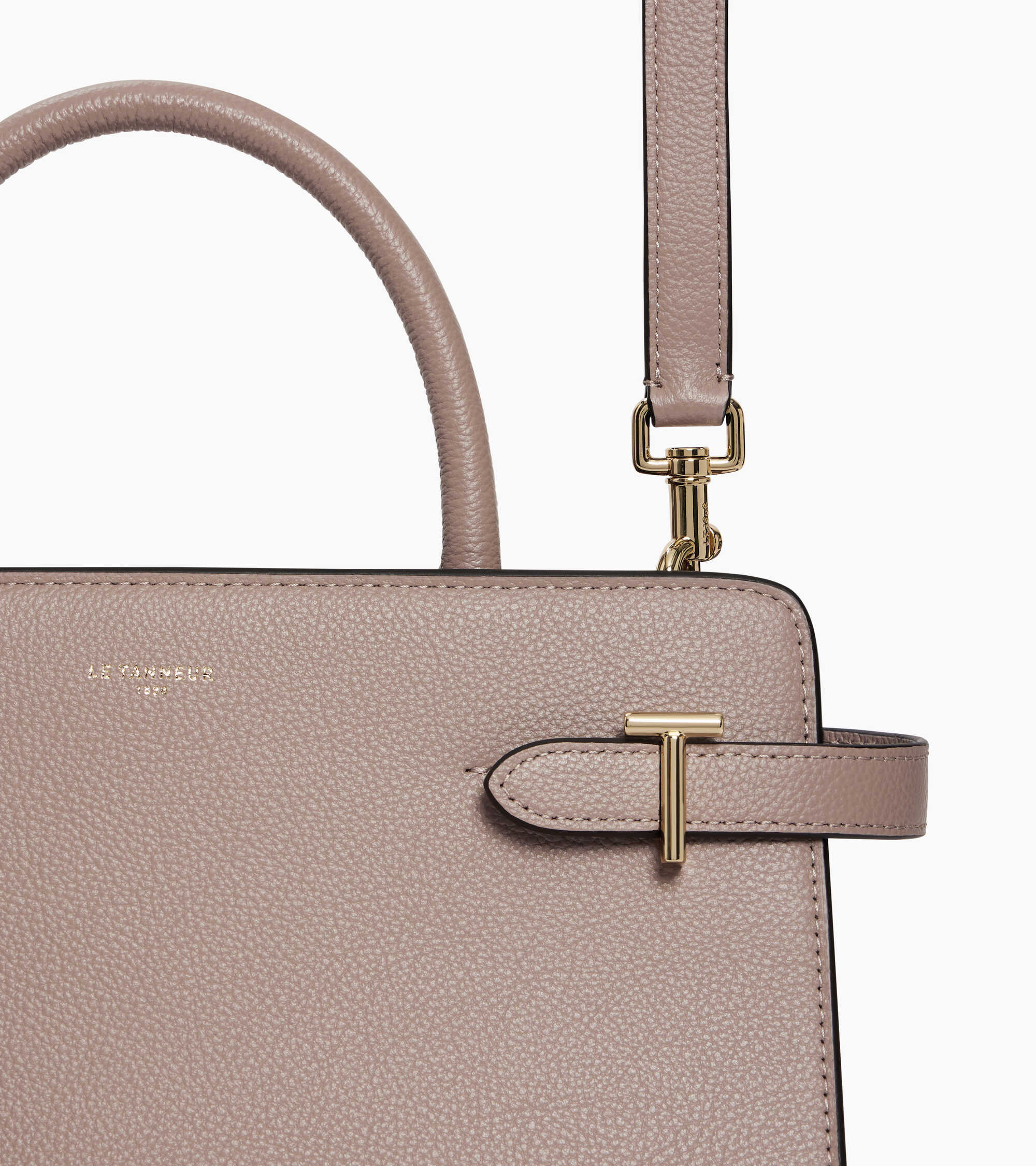 Bolso mediano Emilie de piel texturizada