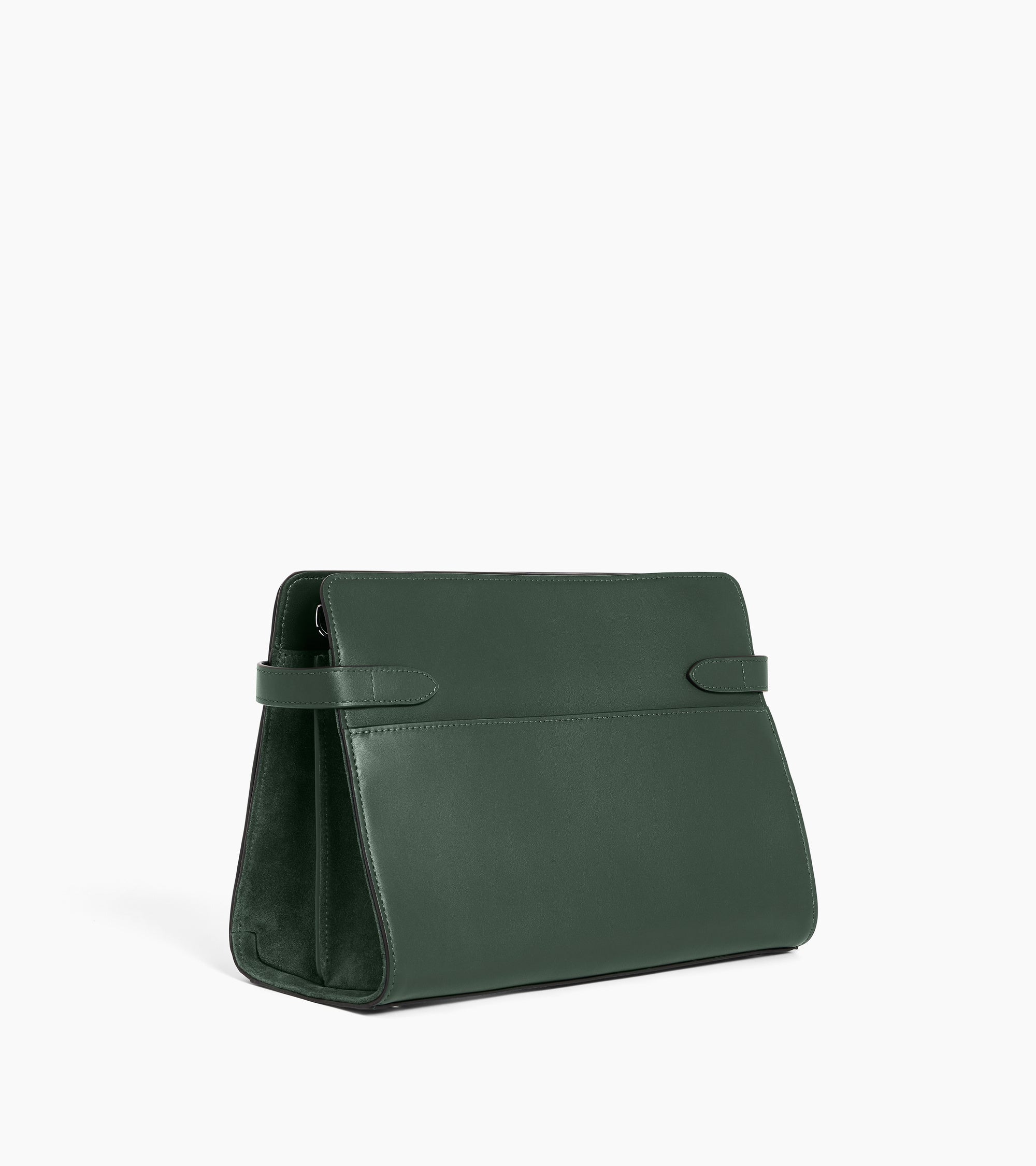 Große Handtasche Emie aus Glatt- und Nubukleder