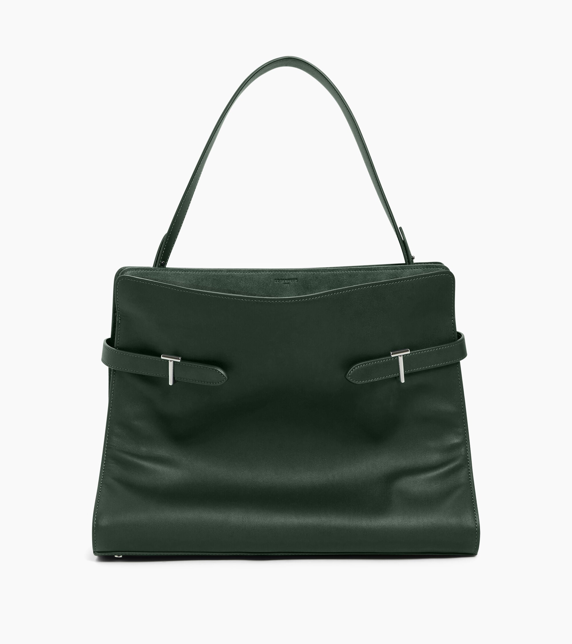 Maxi-Handtasche Emie aus Glatt- und Nubukleder