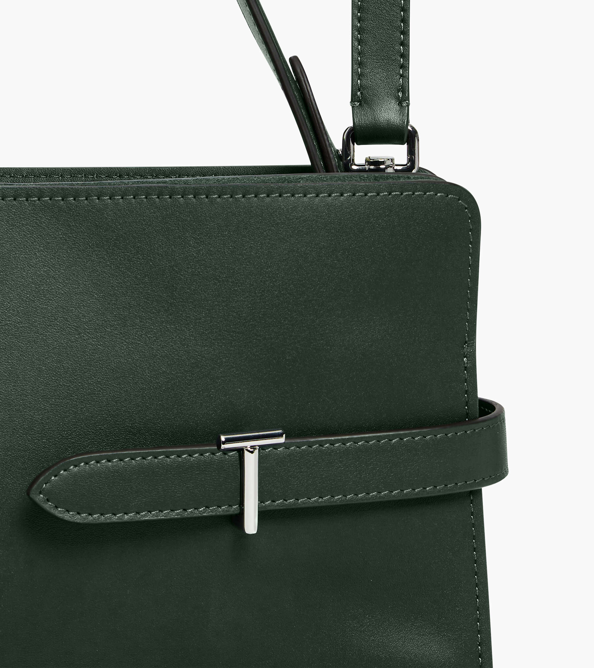Maxi-Handtasche Emie aus Glatt- und Nubukleder