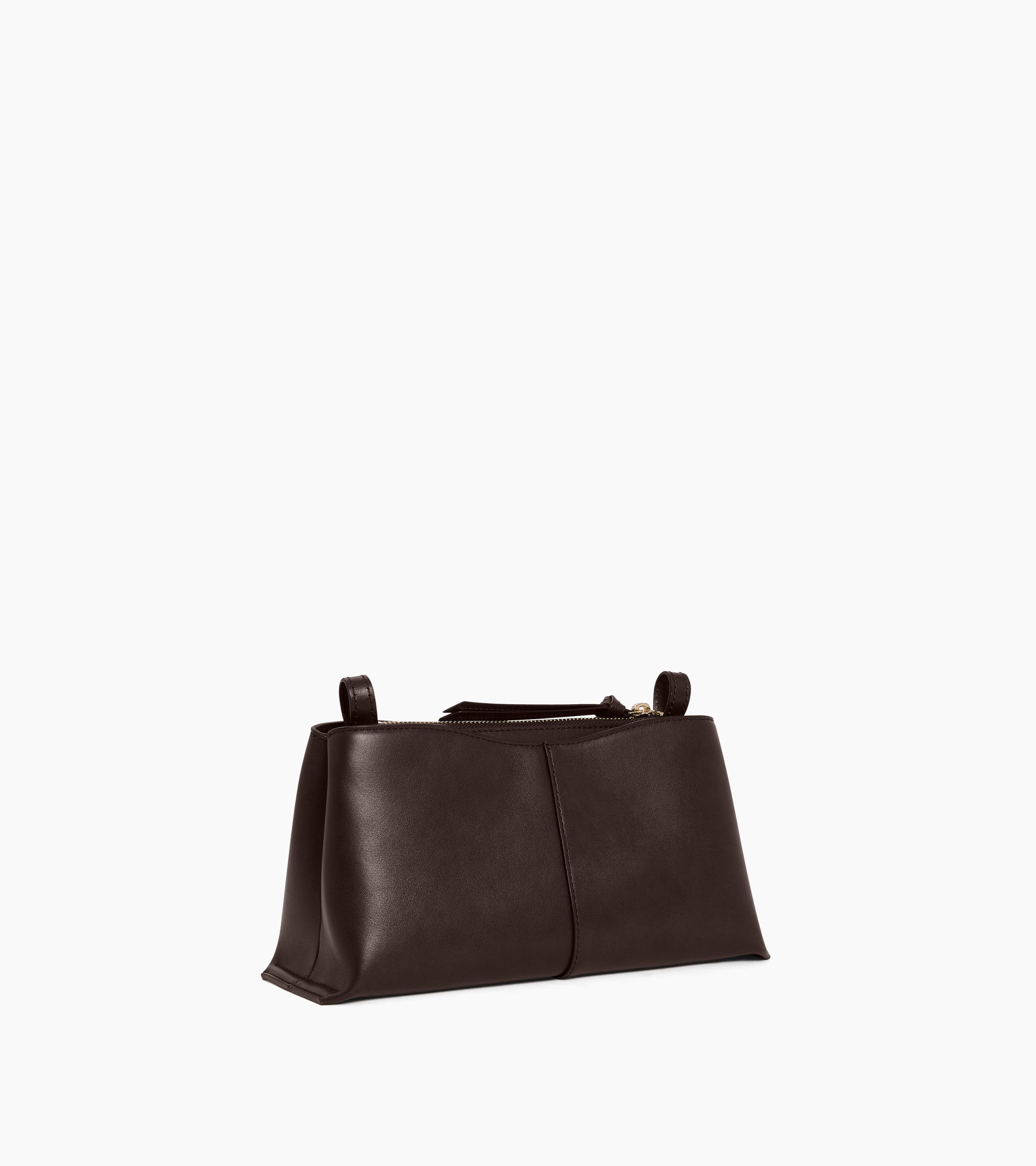 Bolso bandolera pequeño Félicie de cuero liso