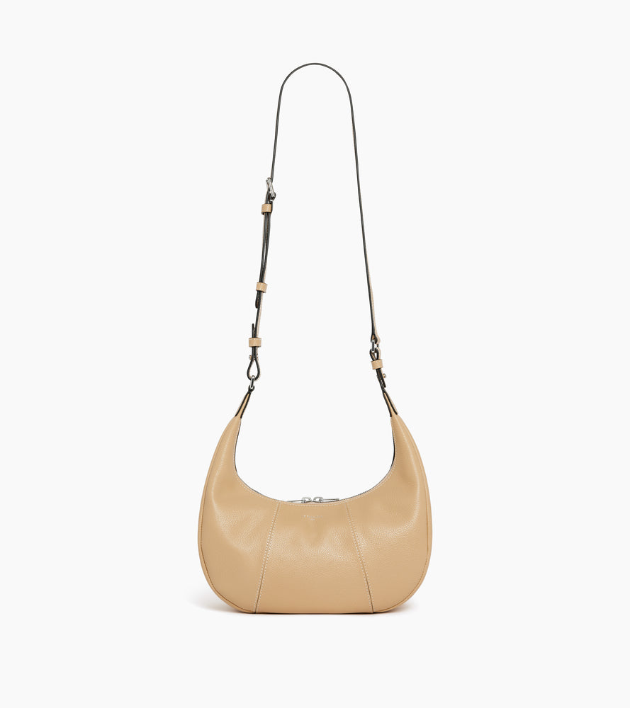 Petit sac hobo Juliette en cuir grainé