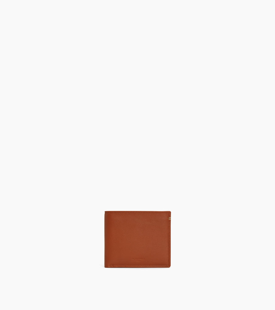 Martin 2-fold flap wallet in smooth leather