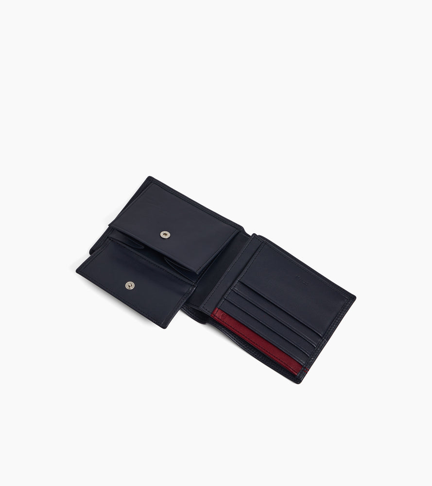 Martin 2 shutters wallet in smooth leather
