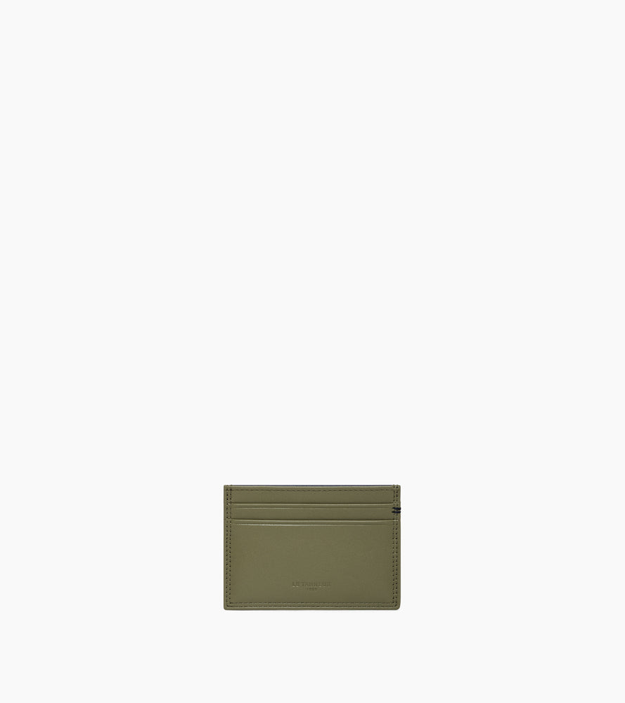 Martin card holder in smooth leather