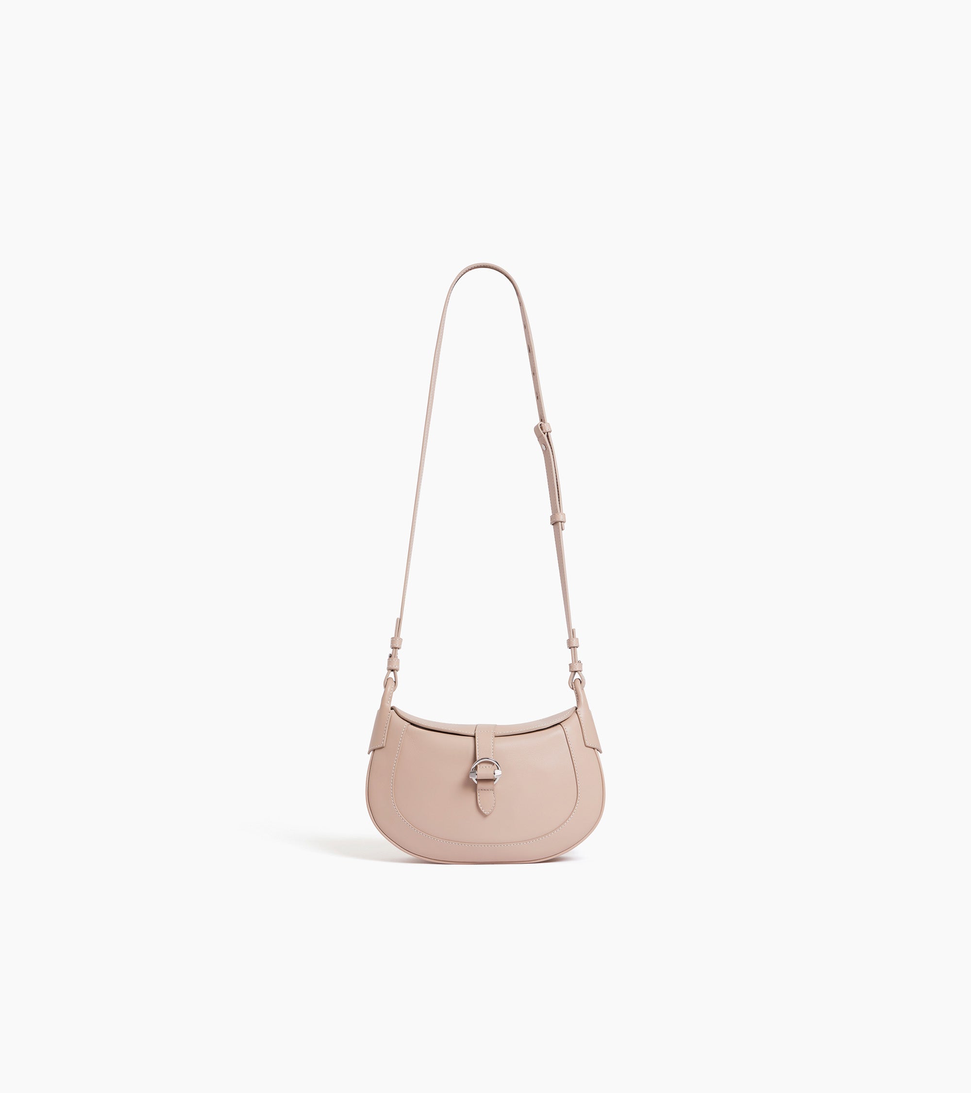 Petit sac bandoulière Pia en cuir lisse