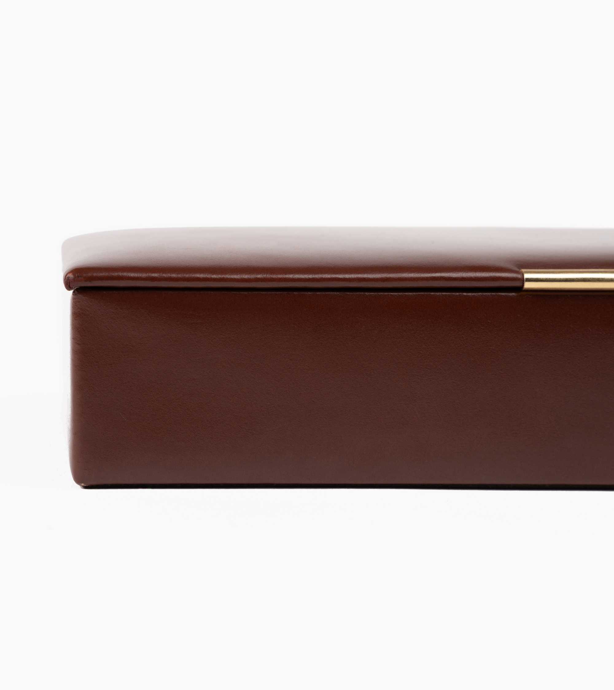 Coffret jeux de cartes moyen modèle en cuir